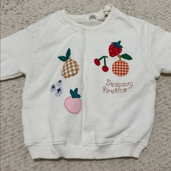 Zara baby girl sweatshirt size 9-12m 80cm - Picture 2 of 3